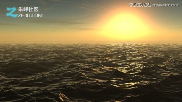 3dmax创建一个美丽的日落场景教程,PS教程,思缘教程网