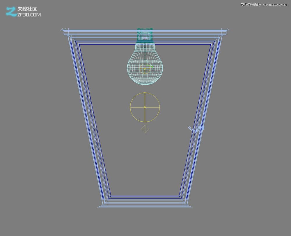 3dmax制作欧式风格的墙壁路灯效果,PS教程,思缘教程网