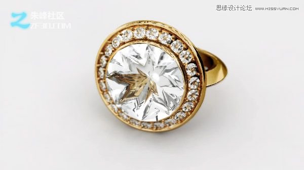 3Dmax制作创建非常精致的3D钻石戒指,