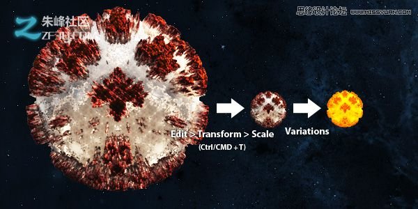 3Dmax创建壮观的三维空间爆炸效果,