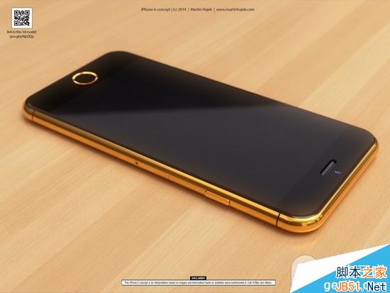 比土豪金还黄的iPhone6渲染图 钻石标志亮瞎眼
