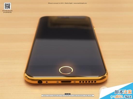 比土豪金还黄的iPhone6渲染图 钻石标志亮瞎眼