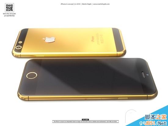 比土豪金还黄的iPhone6渲染图 钻石标志亮瞎眼
