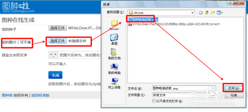 如何制作图片种子