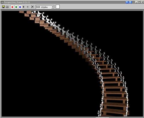 螺旋转梯的制作（3D教程） 脚本之家 3DSMAX入门教程