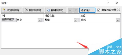 excel 2010教程之表格中的姓名按笔画排序