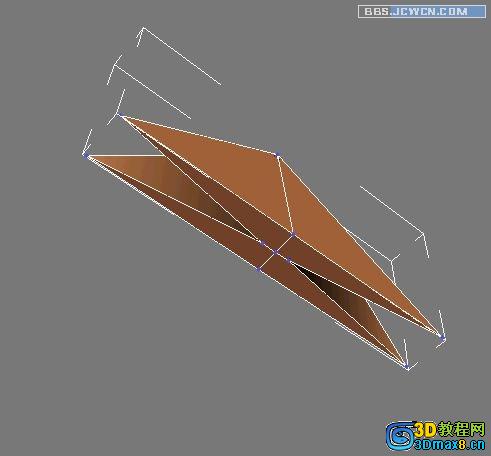 3Dmax制作千纸鹤多边形建模教程