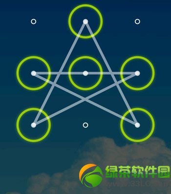 好看的九宫格解锁图案推荐:安卓手机复杂解锁图案大全1