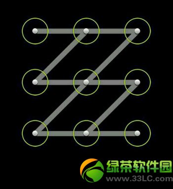 好看的九宫格解锁图案推荐:安卓手机复杂解锁图案大全2