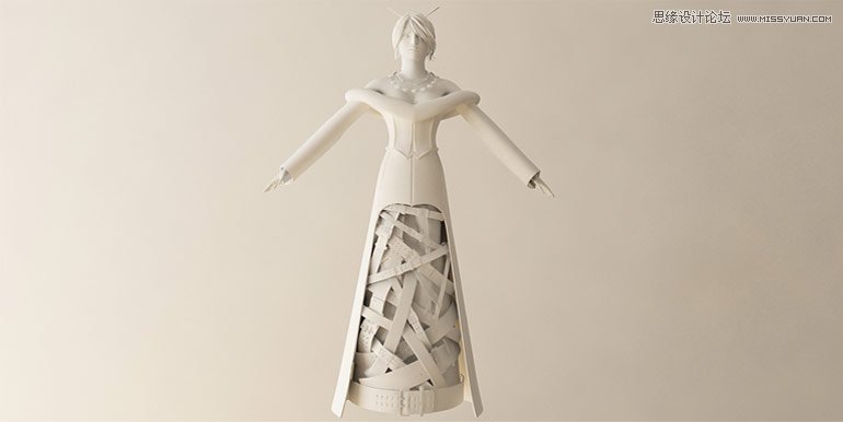 3ds Max制作一个非常漂亮的美女,PS教程,思缘教程网