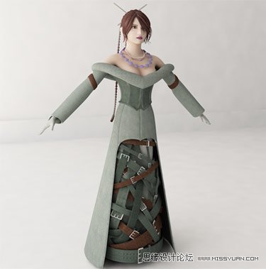 3ds Max制作一个非常漂亮的美女,PS教程,思缘教程网