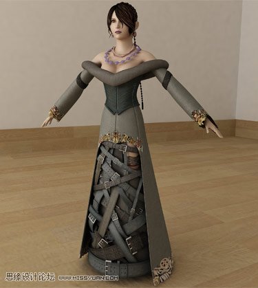 3ds Max制作一个非常漂亮的美女,PS教程,思缘教程网