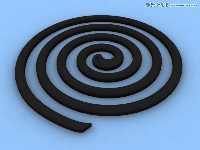 3DS max制作立体感的蚊香实例教程,破洛洛