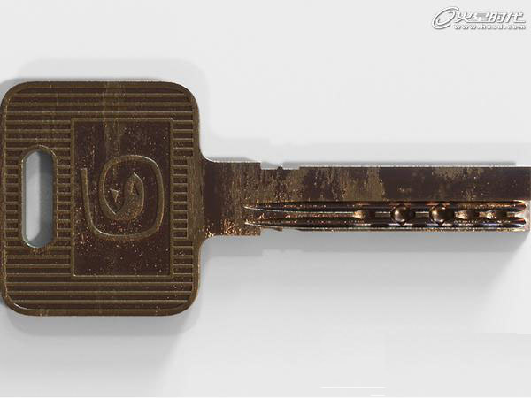 3DSMAX制作锈蚀金属钥匙 脚本之家 3DSMAX渲染教程