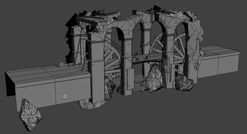 3DSMAX制作游戏场景《世界之桥》 脚本之家 3DSMAX材质贴图教程09.jpg