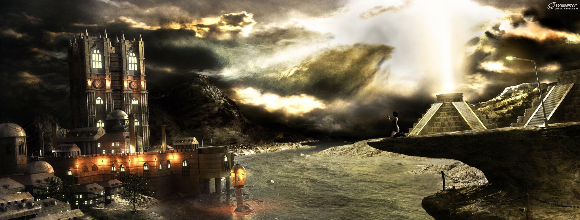 3DSMAX制作《祈祷》静帧画面 脚本之家 3DSMAX建模教程