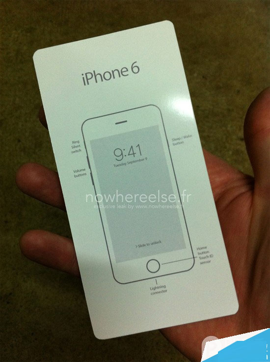iPhone6什么时候发布上市 卡片透露9月9日上午见