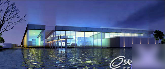 3dsmax渲染场馆夜景图教程 脚本之家 3dsmax教程