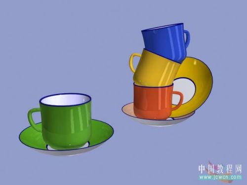 3DSMAX制作逼真陶瓷茶杯 脚本之家 3DSMAX材质贴图教程1