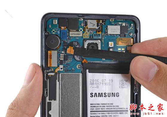 维修指数4颗星:iFixit拆解三星Note7图集