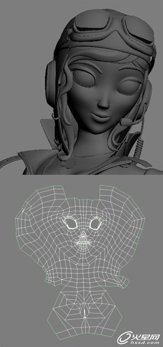 3DSMAX制作卡通女飞行员角色 脚本之家 3DSMAX角色教程