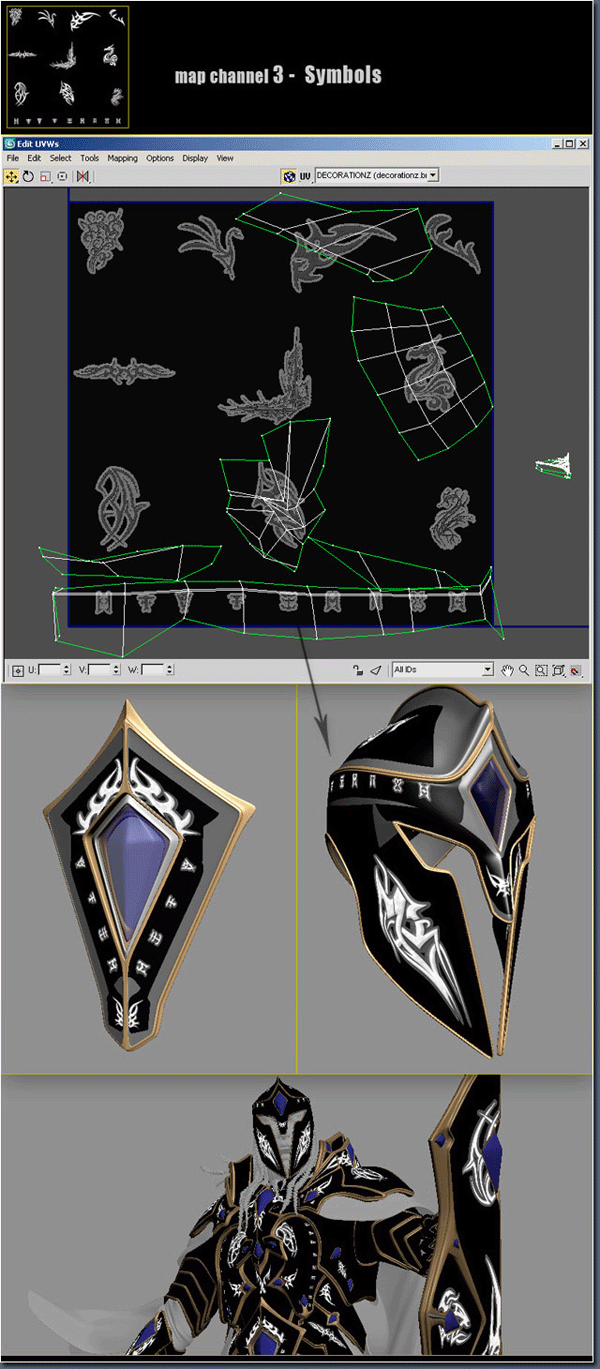 3DSMAX多通道贴图打造外星骑士 脚本之家 3DSMAX教程