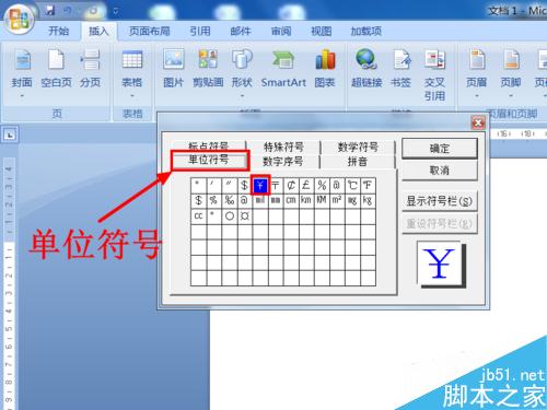 Word中怎么输入人民币的符号