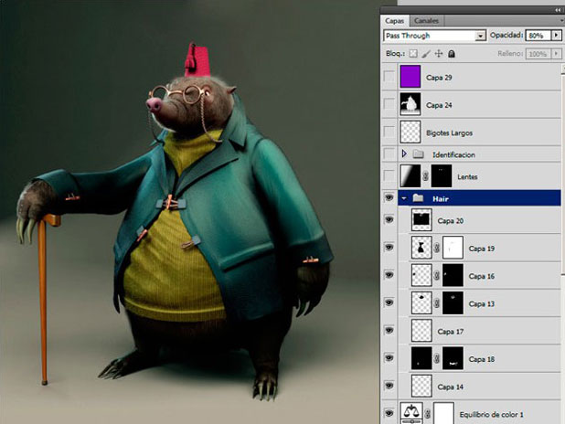 3ds Max制作摩洛哥鼹鼠《Morocco Topo》角色教程 脚本之家 3dsMax角色教程