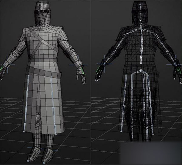 3DSMAX制作十字军角色 脚本之家 3DSMAX角色教程