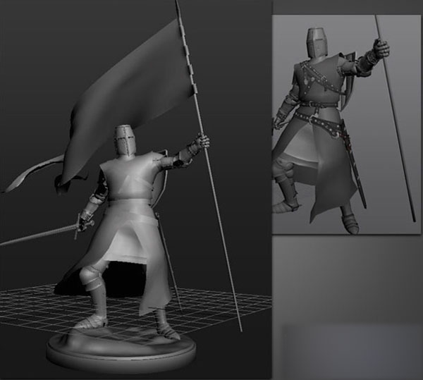 3DSMAX制作十字军角色 脚本之家 3DSMAX角色教程