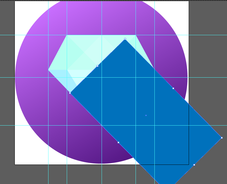 AI给宝石添加扁平风格的长阴影效果教程