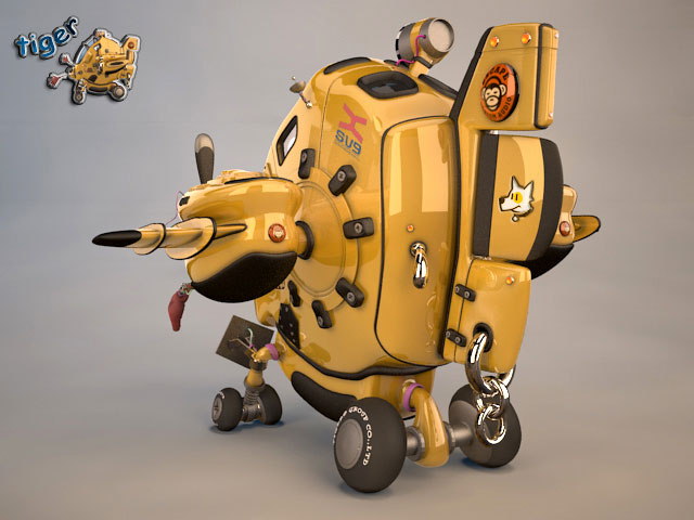 3DSMAX打造小黄蜂卡通飞行器 脚本之家 3DSMAX建模教程