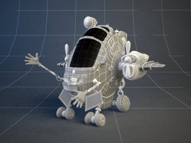 3DSMAX打造小黄蜂卡通飞行器 脚本之家 3DSMAX建模教程