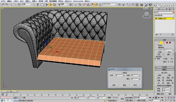 3DSMAX欧式沙发建模教程 脚本之家 3DSMAX建模教程