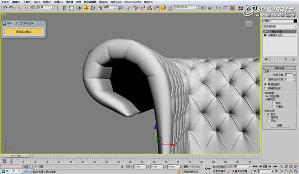 3DSMAX欧式沙发建模教程 脚本之家 3DSMAX建模教程
