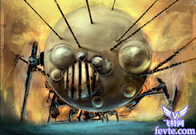 机器蜘蛛的制作思路分享 脚本之家 3dmax教程