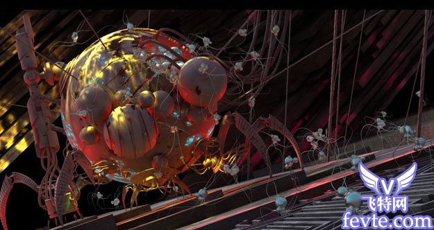 机器蜘蛛的制作思路分享 脚本之家 3dmax教程