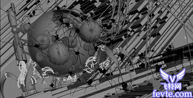 机器蜘蛛的制作思路分享 脚本之家 3dmax教程