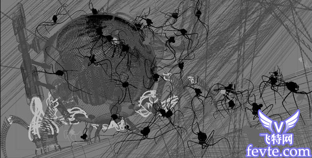 机器蜘蛛的制作思路分享 脚本之家 3dmax教程