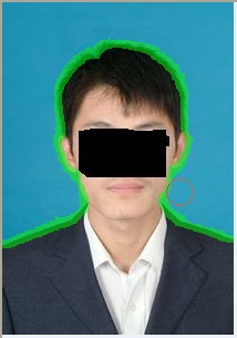 如何更改证件照的背景色