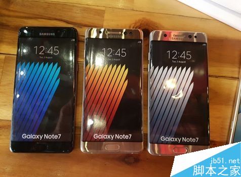 三星Note 7真机抢先开箱!三色亮相、金属出众、超高屏占比
