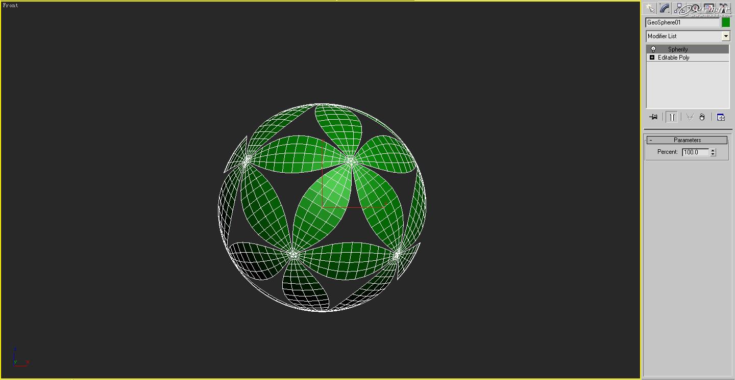 3DSMAX特殊球体建模教程 脚本之家 3DSMAX建模教程