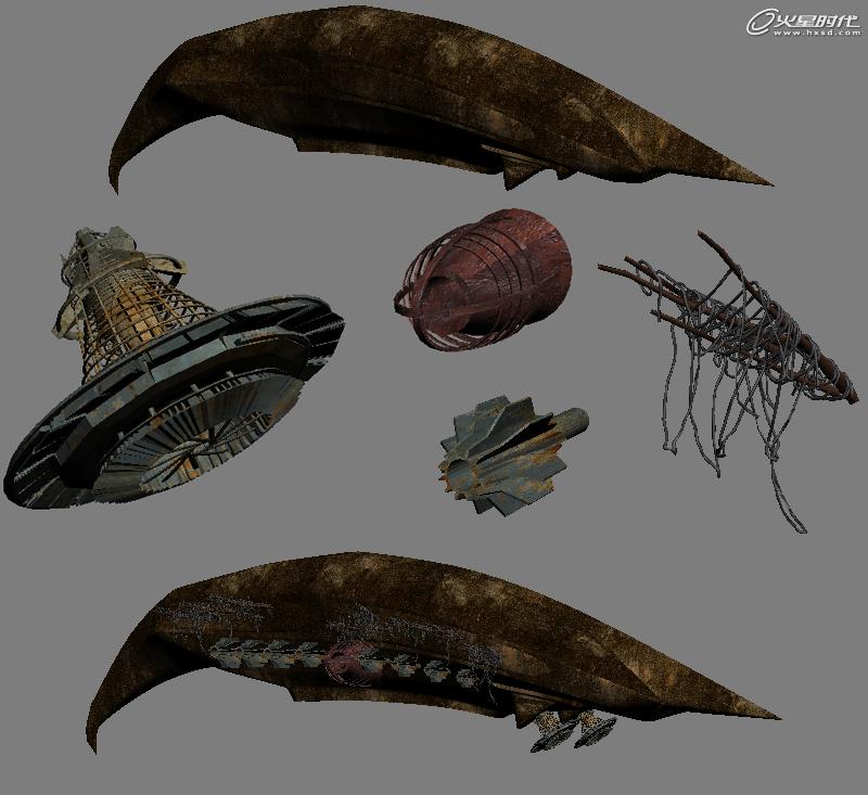 3DSMAX打造科幻码头场景 脚本之家 3DSMAX建模教程