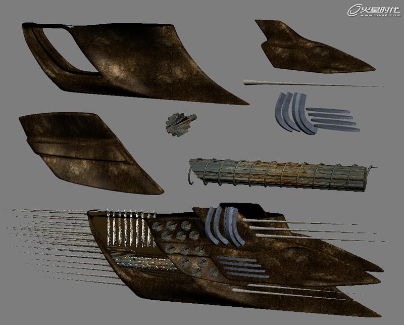 3DSMAX打造科幻码头场景 脚本之家 3DSMAX建模教程