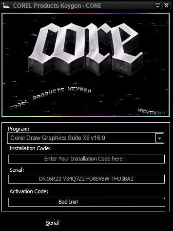coreldraw x4注册机怎么用 coreldraw注册机使用教程