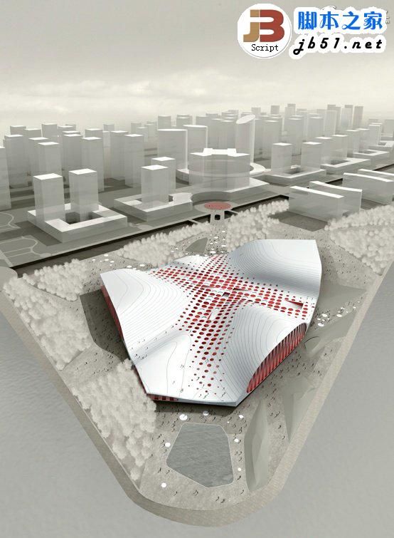 3DSMAX制作体育馆模型 脚本之家 3DSMAX建模教程