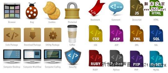 Coded Icon Set