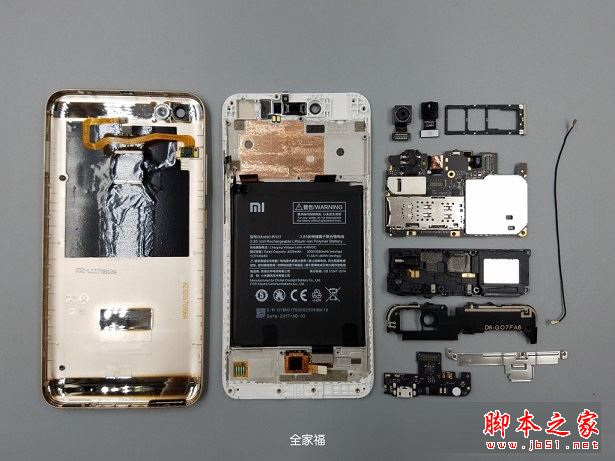 红米Note5A内部做工怎么样?红米Note5A拆机图解全过程评测