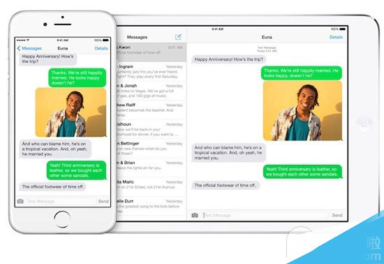 iOS8要来 短信Continuity功能跳票到十月 iOS8要来 短信Continuity功能跳票到十月