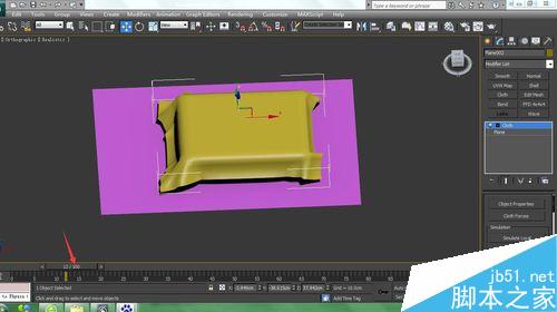 max如何制作落地床单或者被子？